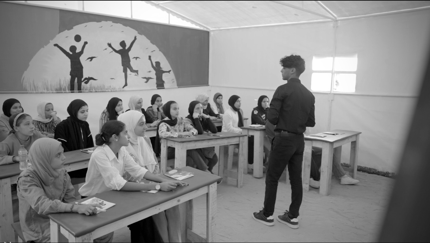 Classroom in a tent